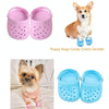 Red Dog Boots Paw Protection Shoes, Breathable Rubber, Size 7x4cm