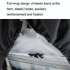 Universal Stroller Windshield and Warm Cover Brown Thickened Plus Cotton Rain Cover