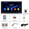 A2916 7 inch Dual-spindle Universal MP5 Car Carplay MP4 Player, Style: Standard+8 Light Camera
