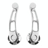 Car 4-1/4 inch Electroplated Winder Handle Crank Door Lever Handle for Chevrolet / Ford / Chrysler