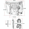 HG043 Retro One-shoulder Bag Cross-body Bag Waist Bag for Ladies, Size: 34 x 30cm