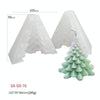 Christmas DIY Scented Candle Silicone Mold, Color: White(SD-76)