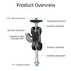 XILETU  TM Series Magic Arm With Dual Ballhead Camera Video Monitor Mount Adapter TM-5