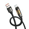 hoco U136 USB to 8 Pin Prize Charging Data Cable, Length:1.2m(Black)