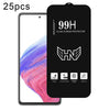 For Samsung Galaxy A53 5G 25pcs High Aluminum Large Arc Full Screen Tempered Glass Film
