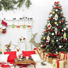 50pcs/set  Christmas Hanging Wood Chip Light Bulb DIY Blank Hanging Tag