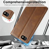 For iPhone SE 2022 / SE 2020 / 8 / 7 LC.IMEEKE RFID Anti-theft Leather Phone Case(Brown)