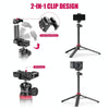 Ulanzi MT-44 42 inch Tripod With Phone Mount Holder( Black)