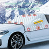SUITU R-3945 Car Winter Front Glass Snow Shield Defrost Sunshade Thickened Car Clothing, Style: Non-magnet Three Layers Thickened