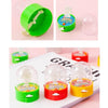 30 PCS Mini Finger Shooting Machine Vent Decompression Ball Children Educational Toys Board Game, Random Colour Delivery