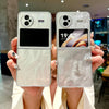 For vivo X Flip Silver Edge PC Folding Phone Case(Glacier)