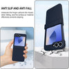 For Samsung Galaxy Z Flip6 Hinge MagSafe PC Full Coverage Phone Case(Deep Blue)