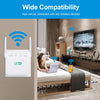 2.4G 300M Wi-Fi Amplifier Long Range WiFi Repeater Wireless Signal Booster UK Plug Black