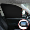 Heat-insulating Opaque Vinyl Coated Magnetic Car Curtains, Style: Titanium Silver Co-pilot