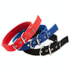 Red Padded Dog Collar, Medium/Large, Adjustable (46-55cm)