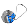 Mini Folding Pocket Knife Keychain Multitool - Blue