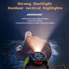 LOKMAT ZEUS6 PRO 1.46-Inch IP68 Waterproof SOS Flashlight Bluetooth Smart Watch(Black)