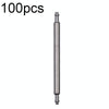 100pcs/set 304 Stainless Steel Strap Connecting Rod Strap Switch Lugs, Style: Single Drag (1.5x20mm)