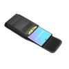 For 5.5-6.3 inch Universal Nylon Cloth Mobile Phone Waist Bag with Card Slot(Black)