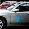 D-366 Compass Pattern Car Modified Decorative Sticker(Blue)