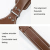 Cwatcun H90 Dual Camera Leather Strap Adjustable Multi-functional Convenient Camera Shoulder Strap, Color: 2.0 Brown