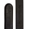 COWATHER CZ022 Men Two-Layer Leather Casual Business Automatic Buckle Belt, Length: 130cm(Black)