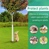 Large Plant Trunk Protector Garden Anti Nibbling Plastic Protective Cover(White)