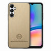 For Samsung Galaxy A14 Twill Fabric Leather Skin Back Phone Case(Khaki)