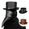 Retro Style PU Leather Round Top Magic Hat Gentleman Party Bow Hat, Size: One Size(Black)
