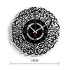TM027 Home Decoration Acrylic Wall Clock(Indian Silver)