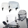 For Kawasaki / Honda / BMW / Yamaha Motorcycle Adjustable Windshield(Transparent)