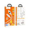 hoco U124 2.4A USB to 8 Pin Smart Power-off Data Cable, Length: 1.2m(Grey)
