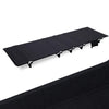 CLS Outdoor Lightweight Folding Bed Camping Simple Leisure Bed(Black)