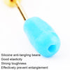50 PCS HS-052 Silicone Eight-Shaped Ring Connector, Specification: Small(Gold Plated)