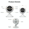 3MP 180° Panoramic Smart WiFi Security Camera, EU Plug (White)