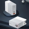 LDNIO A2620C PD3.0 65W USB Power Adapter Travel Charger with Type-C to Type-C Cable, US Plug