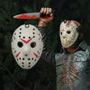Halloween Party Cool Thicken Jason Mask(Silver)