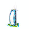3 PCS 3D Puzzle Mini World Building Model Children Assembling Intellectual Toys(Burj Al Arab)