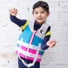 HiSEA L002 Foam Buoyancy Vests Flood Protection Drifting Fishing Surfing Life Jackets for Children, Size: S(Blue Red)