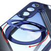 For Samsung Galaxy A16 5G 360 Holder MagSafe Acrylic Hybrid TPU Phone Case(Blue)