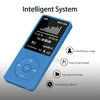 Fashion Portable LCD Screen FM Radio Video Games Movie MP3 MP4 Player Mini Walkman, Memory Capacity:4GB(Light Blue)