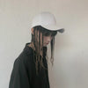 Dreadlocks Wig Hat One-piece Headgear for Men and Women, Style: White Cap(Light Brown Braid About 35cm)