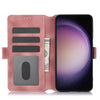 For Samsung Galaxy S23+ 5G Dreamy Butterfly Love Flower Embossed Leather Phone Case(Rose Gold)