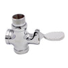 1 Inch Stool Flushing Valve Foot Pedal Urinal Delay Valve Squatting Toilet Flushing Valve, Style:Alloy Small