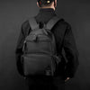 WEPOWER Men Large Capacity Double Shoulder Computer Bag Student Schoolbag Travel Backpack(Black)
