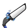 Motorcycle Modification Fixed Wind Wing Rearview Mirror (Black)
