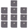 10x iPhone 12 Mini Mic Dust Mesh (Black)