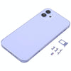 iPhone 12 Back Housing Cover, SIM Tray, Keys, Lens (Purple)