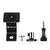 PULUZ Aluminum Alloy Motorcycle Fixed Holder Mount with Tripod Adapter & Screw for GoPro, Insta360, DJI and Other Action Cameras(Black)