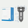 DASH / WARP 30W Car Flash Charger for OnePlus (Silver)